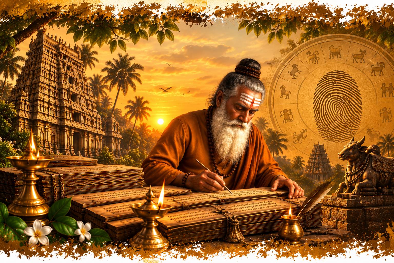 Nadi Astrology Palm Leaf Manuscripts