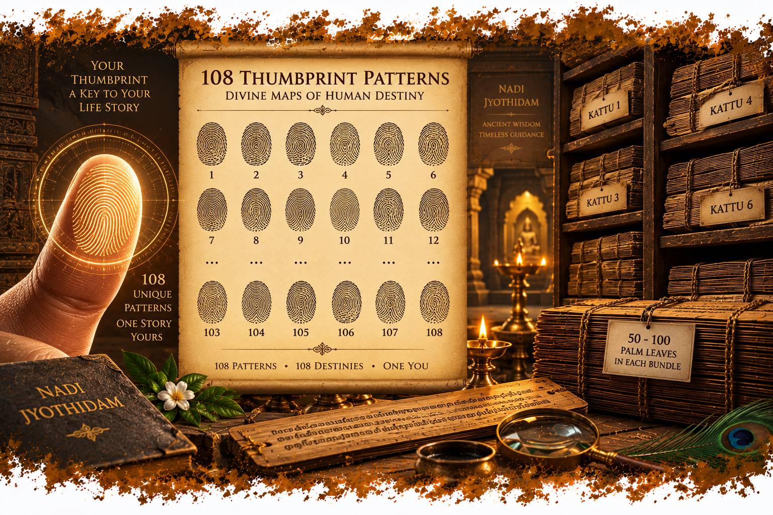 The Secret of the 108 Thumbprint Patterns